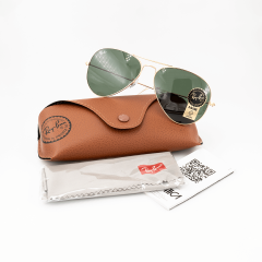 RAYBAN  RB3025 L0205 58 Gold Aviator Unisex Güneş Gözlüğü