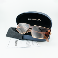 DESPADA DS2311 C3 141 Gold Metal Geometrik Kadın Güneş Gözlüğü