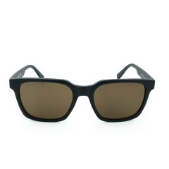 LACOSTE L6028S 002 54 Mat Siyah Kahve Opak Unisex Güneş Gözlüğü