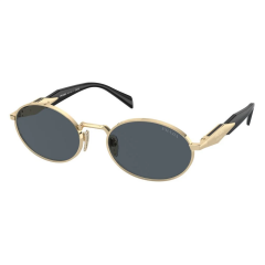 PRADA SPR65Z 2VN-09T 55 3N Gold Metal Unisex Güneş Gözlüğü