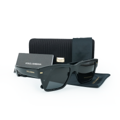 DOLCE&GABBANA DG4431 501/87 55 Siyah Unisex Güneş Gözlüğü