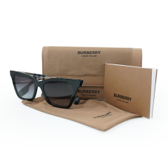 Burberry B4346 3942/8G 53 3N Siyah Kadın Güneş Gözlüğü